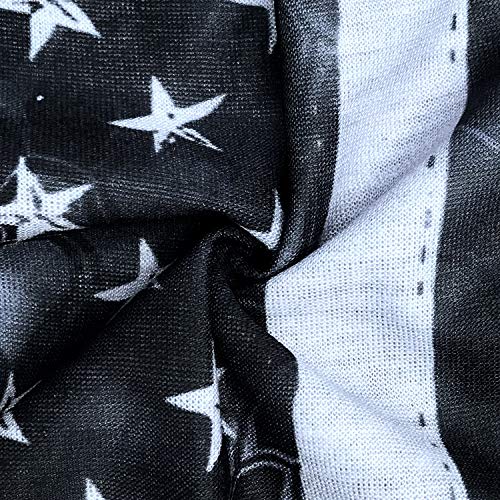 Neck Gaiter Shield Scarf Bandana Face Mask Seamless UV Protection for Motorcycle Cycling Riding Running Headbands - color: A National Flag-black