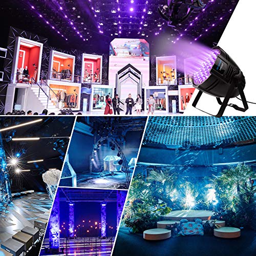 Betopper DJ Lights, 54 x 3W RGB LED Stage Par Lights, DMX/Sound(LPC007, 1P) | Auto/Sound/DMX512/Master,Lighting range 6~10M,optical angle 26°,Built-in cooling fan,for Church,Concert,Wedding,Party,Bar