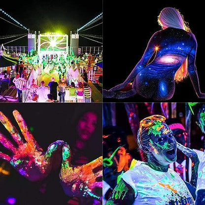 2 Pack 300W Black Lights, LED Blacklight Flood Light with Plug, IP66 Waterproof Black Flood Light Neon Glow for Party, Halloween, Fluorescent Poster, Body Paint - size: 300