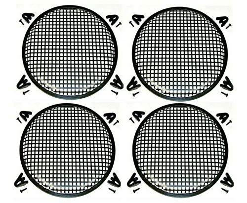 4 MR DJ 15" Subwoofer Metal Mesh Cover Waffle Speaker Grill Protect Guard DJ