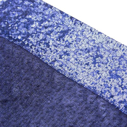 Sequin Backdrop Curtain,Glitter Non-Transparent Sequin Photography Background Backdrop Curtain for Birthday Party Wedding Festival Ceremony 6FTx8FT (Navy Blue) - color: Navy Blue, size: 6ft x 8ft