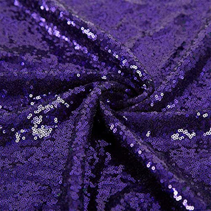 JYFLZQ Purple Sequin Backdrop Curtains for Party 2ft x 4ft 1Panel - color: Purple, size: 2 ft x 8 ft - 4 Panels