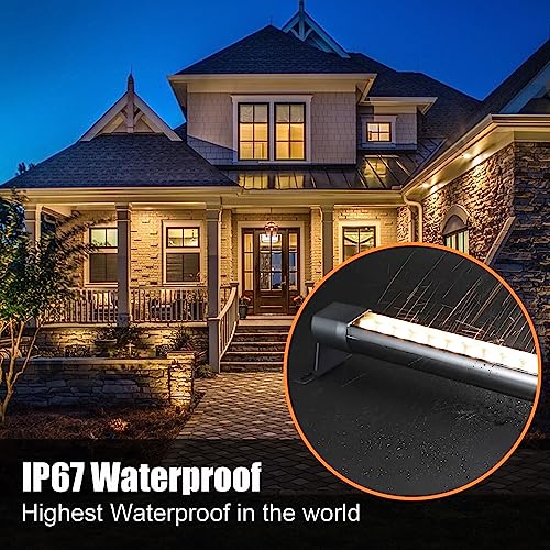 72W Outdoor Wall Washer Light,2 Pack 47.2 inch 4000K LED Wall Wash Lights Bar,IP67 Waterproof 120V LED Wall Washer Light Bar for Outdoor Indoor Building Sign, Hurches,Garden,Courtyards Lighting - size: 4000K 47Inch 2Pack