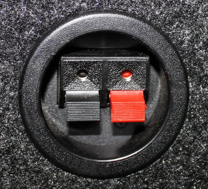 QPower QSMBASS15 Dual 15" Carpet Subwoofer Sub Box Sealed Speaker Enclosure - style: Angled