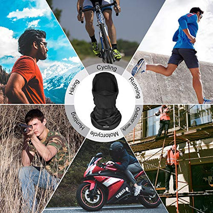 Balaclava Ski Mask, Sun Protection Breathable Face Cover Men Women - color: Mesh Black