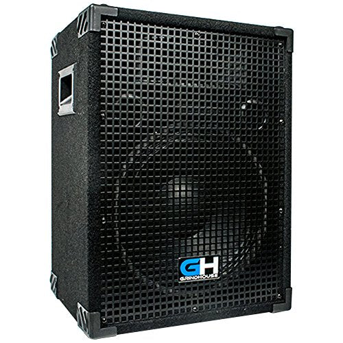 Grindhouse Speakers - GH12L-Pair - Pair of Passive 12 Inch 2-Way PA/DJ Loudspeaker Cabinets - 700 Watt each Full Range PA/DJ Band Live Sound Speaker - size: Pair