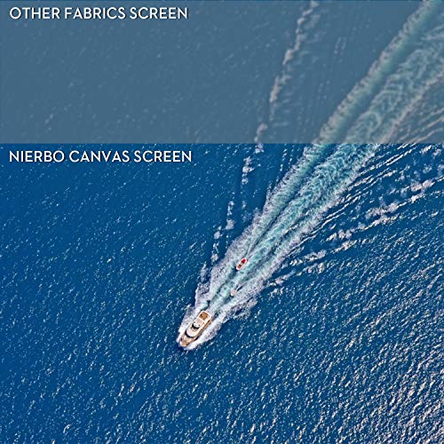 NIERBO Projector Screen Large 250 Inches 16:9 of Thick Canvas Material Wall Mounted Canvas HD Projection Screen Folded for Outside Home Theater 1.6 Gain Not Include Mount - size: 250 inch