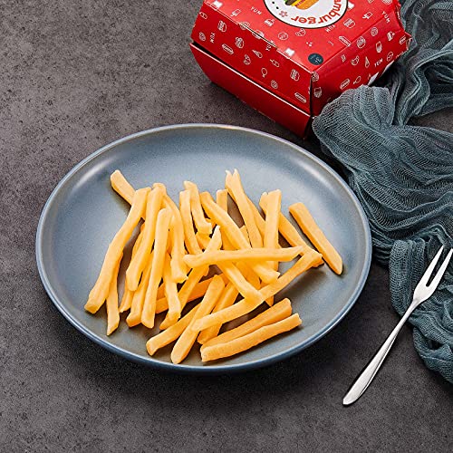 Zhanmai 30 Pieces Fake French Fries Play Food, PVC Kitchen Toy Props