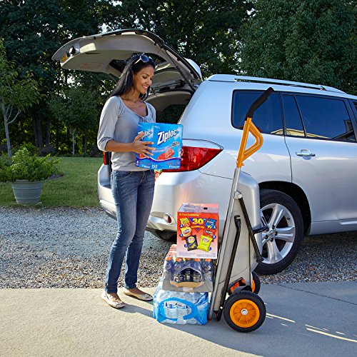 WORX Wheelbarrow Heavy Duty Dolly, 8-in-1 Aerocart Garden Cart, WG050 | lift 200 lbs like lifting 17 lbs; 8-in-1 versatility; smart 2-wheel design; heavy-duty durable construction - style: 8-in-1 Aerocart Wheelbarrow