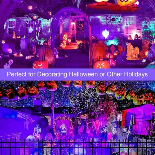 10W 1ft Blacklight Bar T5, 2 Pack UV LED Blacklight, 395-400nm Black Light Tube with USB+Switch+59in Cord, Black Lights for Glow Party, Bedroom, Body Paint, Fluorescent Poster, Birthday - size: T5-2Pack