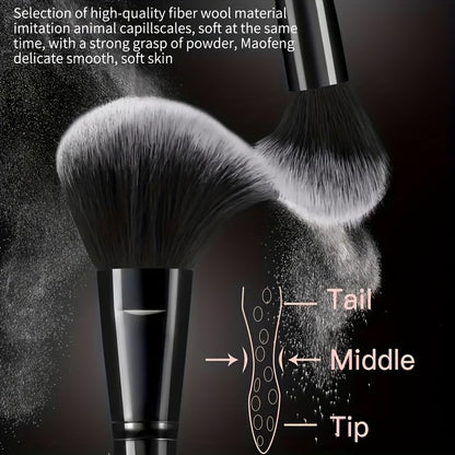 HGHDBT 51Pcs Black Makeup Brushes Set Professional Makeup Kit Multi-functional Makeup Tool Set with Facial Makeup Accessories, Foundation Makeup Brush Kit Eye and Face Make up Brushes & Tools - color: Black 51pcs