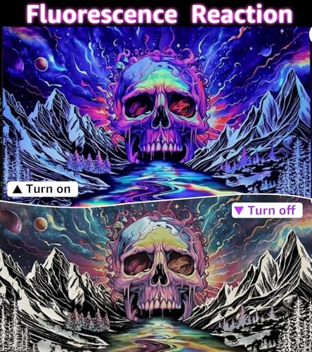 SUNVIE 1 Pack Halloween Spotlights Outdoor Black Light with Photocell Sensor 10W Blacklight Spotlight Waterproof LED Black Light Halloween Spot Lights 120V Purple Spotlight for Glow Party Fluorescent - size: Photocell Sensor-10W-1 Pack