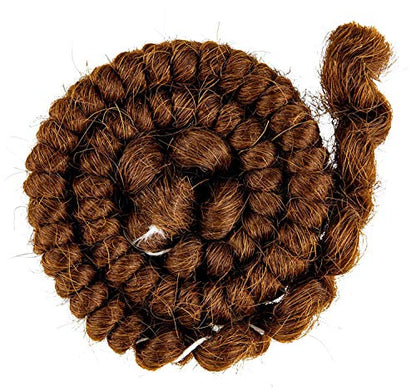 Mehron Makeup Crepe Hair - LIGHT BROWN, Special FX Fake Hair - color: Light Brown