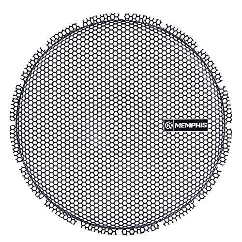 Memphis BRMG10 10" High Excursion Subwoofer Grill for Select Subwoofers | Protects woofer cones from dents and damage, rugged mesh construction, clean custom look, fits select matching drivers