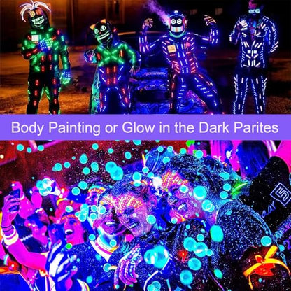 10W 1ft Blacklight Bar T5, 2 Pack UV LED Blacklight, 395-400nm Black Light Tube with USB+Switch+59in Cord, Black Lights for Glow Party, Bedroom, Body Paint, Fluorescent Poster, Birthday - size: T5-2Pack