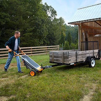 WORX Wheelbarrow Heavy Duty Dolly, 8-in-1 Aerocart Garden Cart, WG050 | lift 200 lbs like lifting 17 lbs; 8-in-1 versatility; smart 2-wheel design; heavy-duty durable construction - style: 8-in-1 Aerocart Wheelbarrow