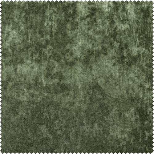 HPD Half Price Drapes Lush Crush Velvet Curtains - Room Darkening Curtain 120 Inches Long for Bedroom & Living Room, Luxury Look, Rod Pocket Design, (1 Panel), 50W x 120L, Emerald Green - color: Emerald Green, size: 50"W x 120"L (Pack of 1)