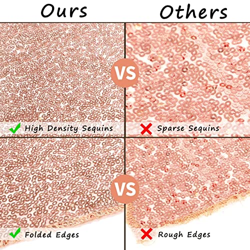 Sequin Backdrop Curtain 4 Panels 2FTx8FT Glitter Background Drapes Sparkle Photography Backdrop for Party Wedding Birthday Wall Decoration (Red× 2 and Gold×2) | Glitter Background Drapes, Sparkle Photography Backdrop, For Party Wedding Birthday, Wall Deco